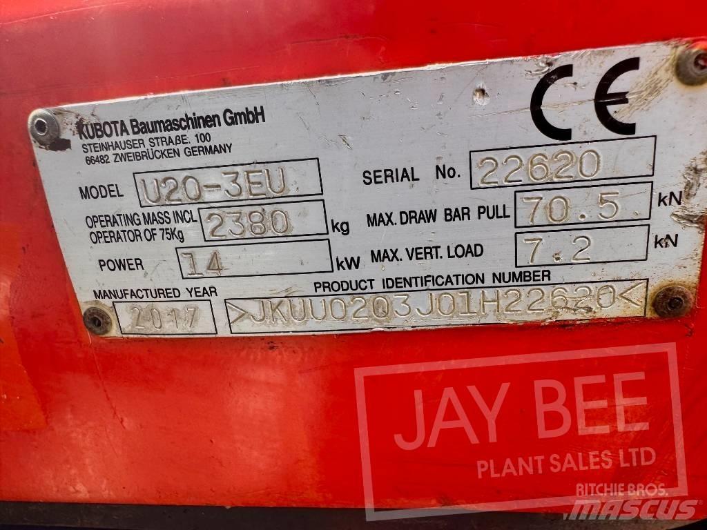 Kubota U 20-3 Mini pelle < 7t