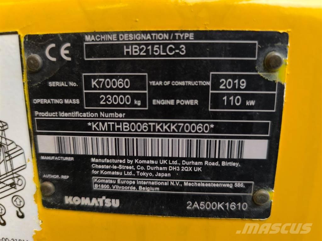 Komatsu HB 215 LC-3 Pelle sur chenilles