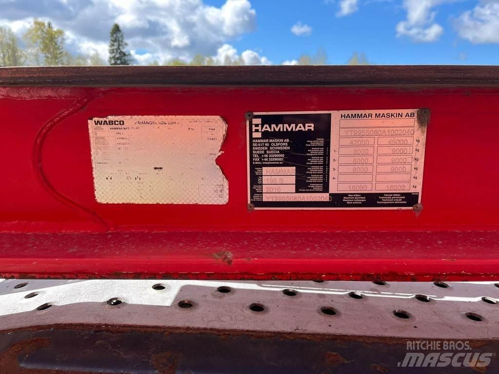 Hammar 195 S Semi remorque porte container