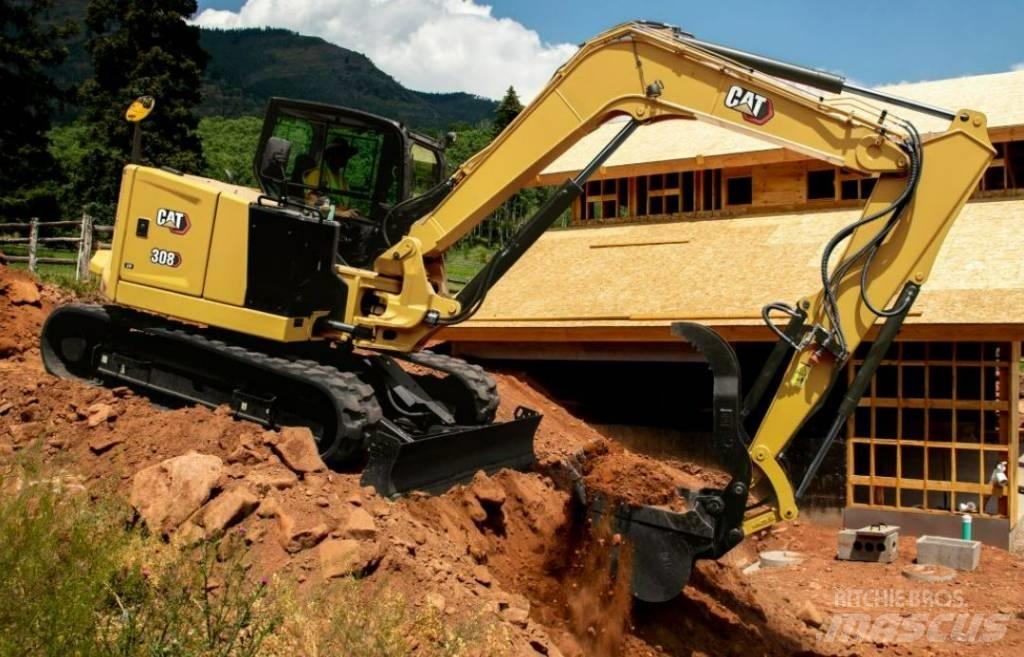 CAT 308 E CR UTHYRES Mini pelle 7t-12t