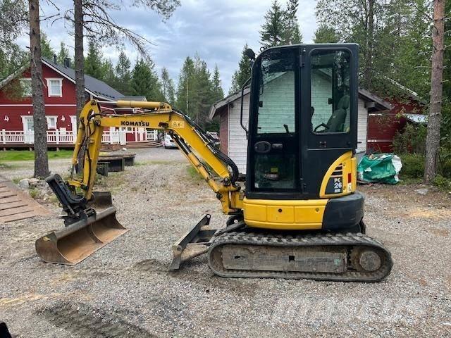 Komatsu PC26MR-3 Mini pelle < 7t