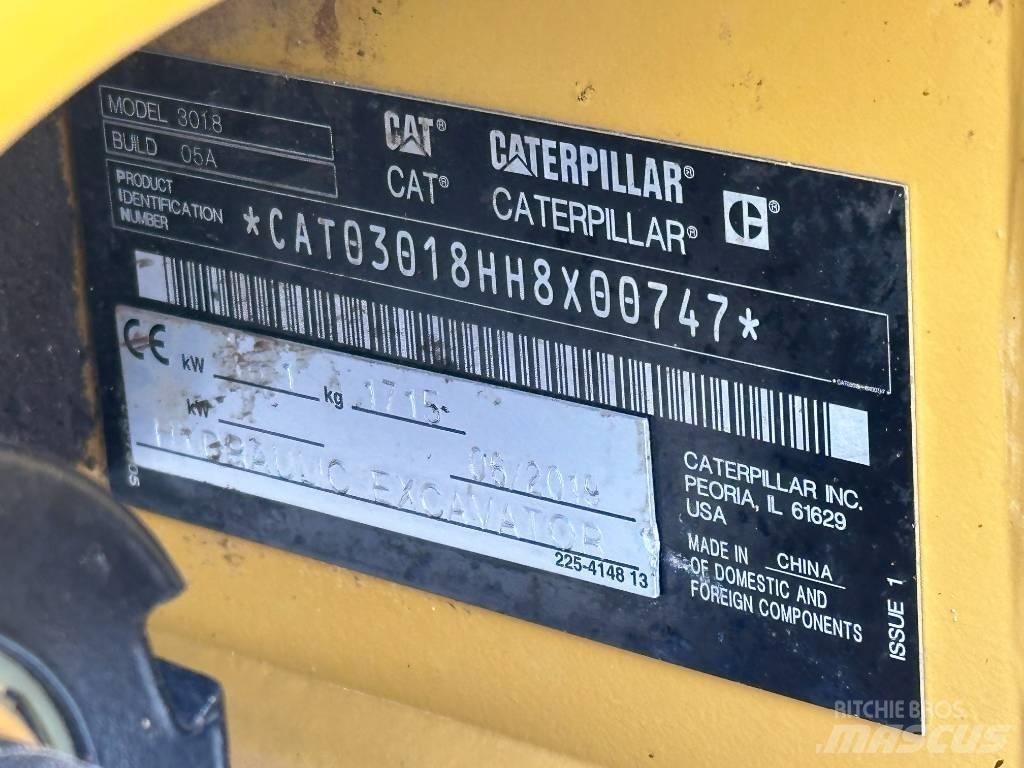 CAT 301.8 Mini pelle < 7t