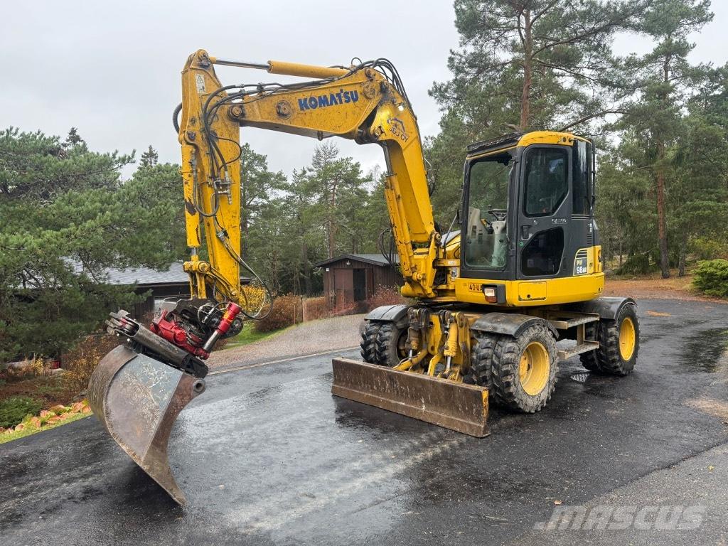 Komatsu PW 98 MR-6 Pelle sur pneus