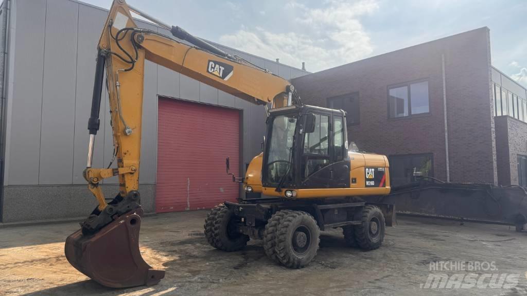CAT M 316 D Pelle sur pneus