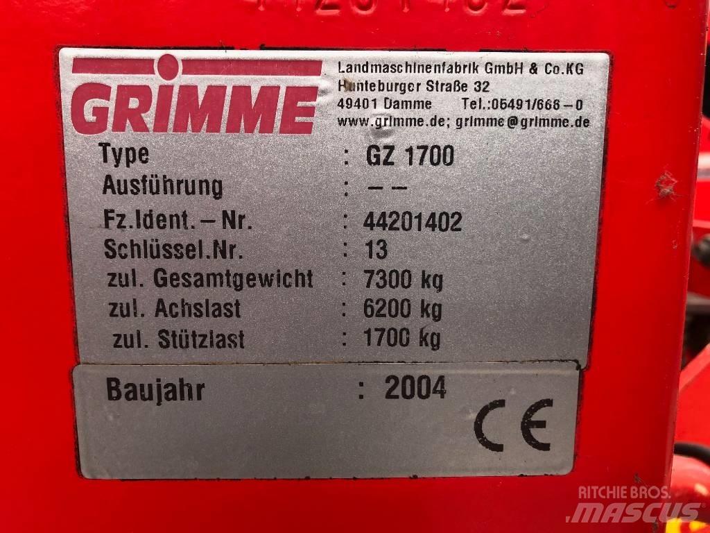 Grimme GZ 1700 Moissoneuse de Pomme de Terre