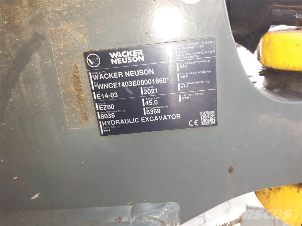 Wacker Neuson EZ80 Pelle sur chenilles