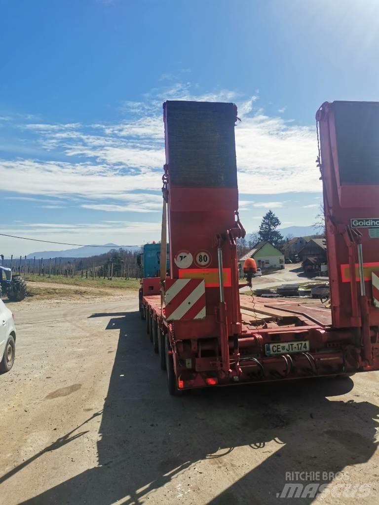 Goldhofer STZ-L5 Semi remorque porte engin