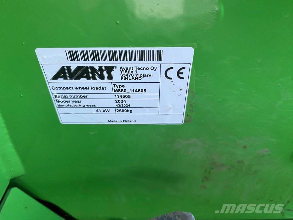 Avant 860 i Chargeuse sur pneus
