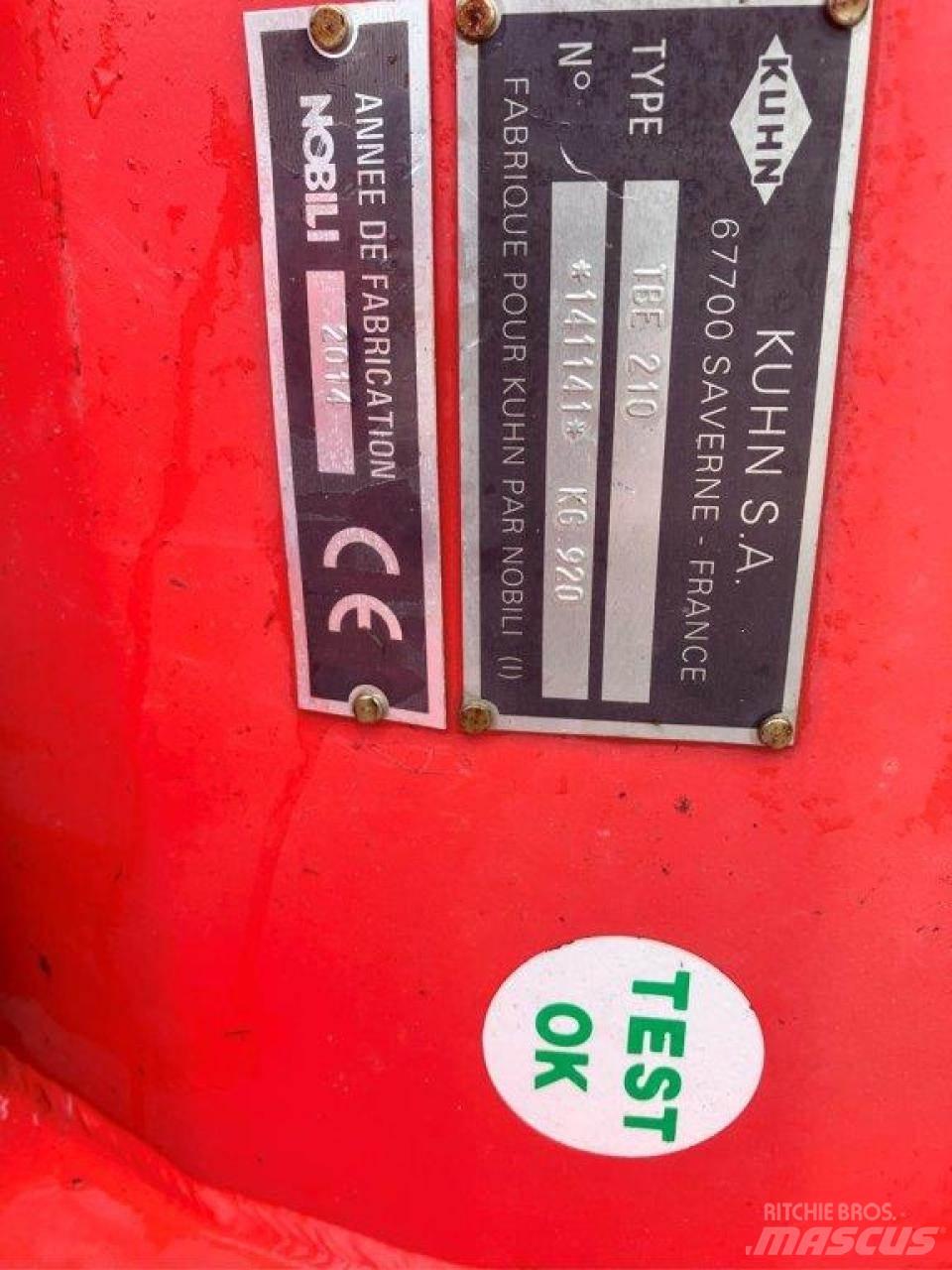 Kuhn TBE 210 Broyeur / Gyrobroyeur / Epareuse