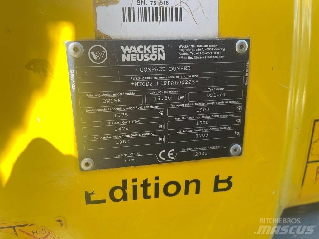 Wacker Neuson DW15e Mini tombereau