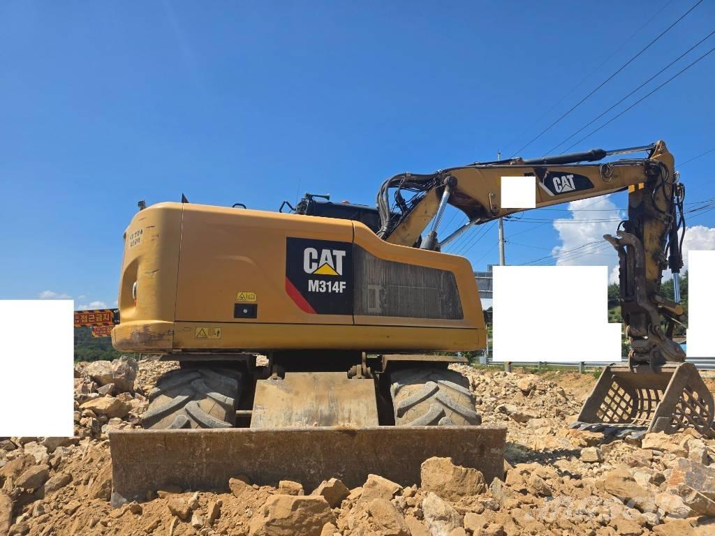 CAT 314F Pelle sur pneus