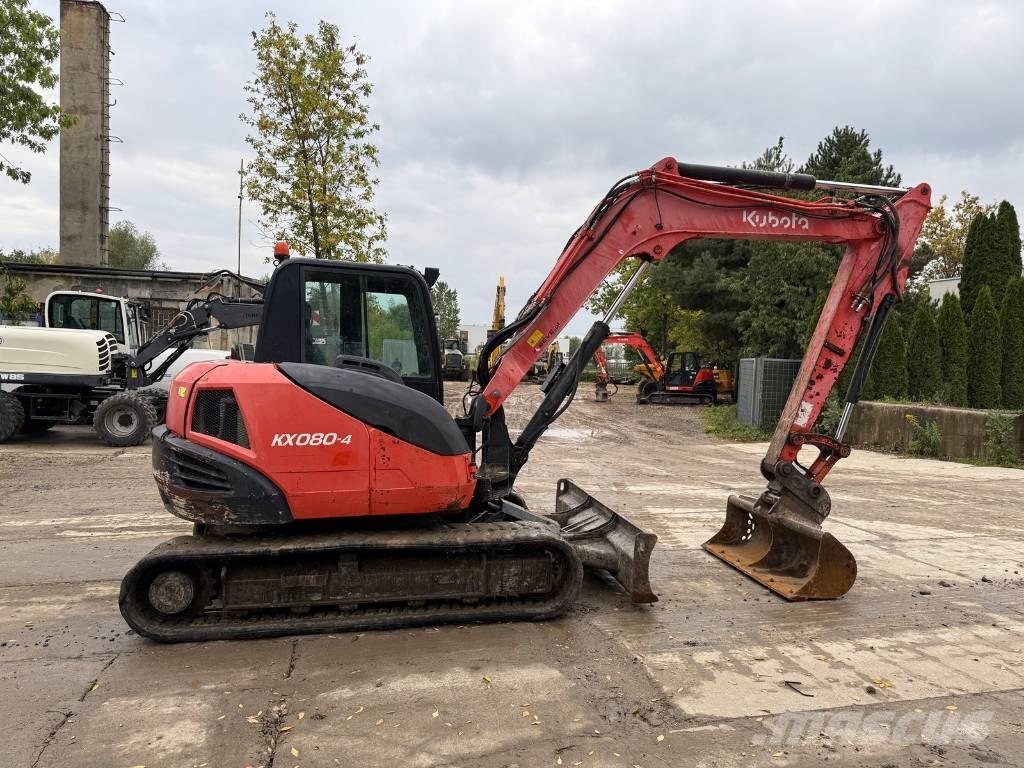 Kubota KX 080-4 Mini pelle 7t-12t