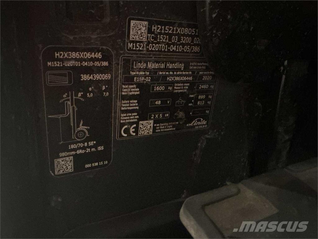 Linde E16P Chariots élévateurs électriques