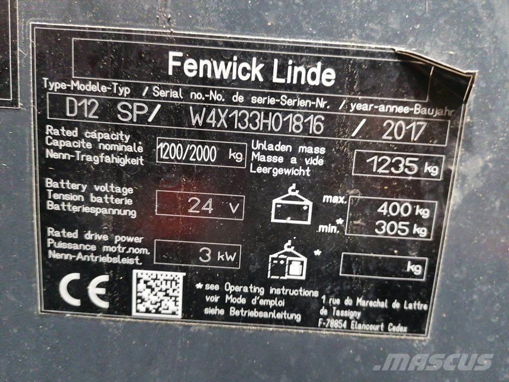 Linde D12 SP Gerbeur accompagnant