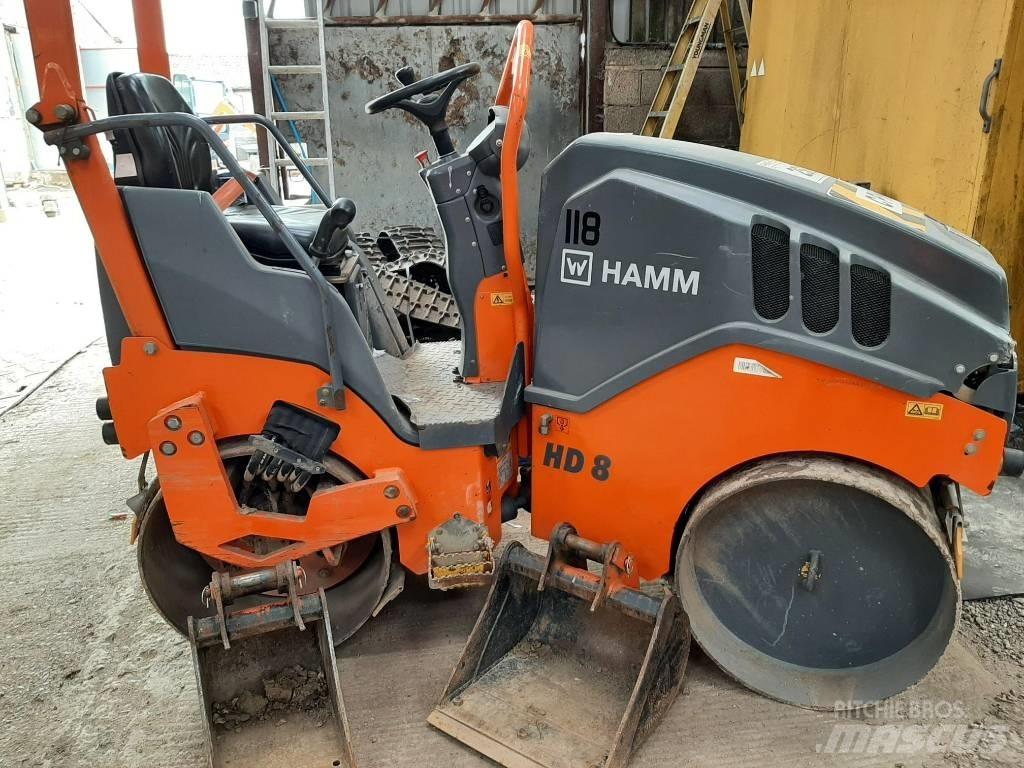 Hamm HD 8 VV Rouleaux tandem