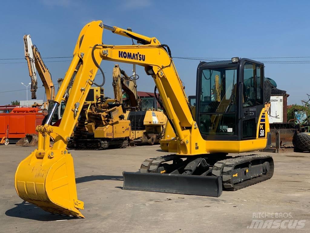 Komatsu PC58-8 Mini pelle < 7t