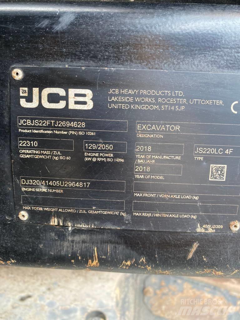 JCB JS 220 LC Pelle sur chenilles