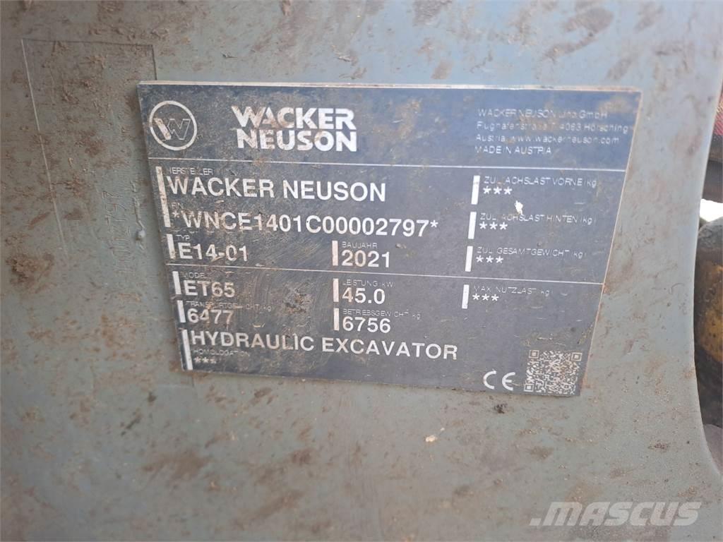Wacker Neuson ET65 Pelle sur chenilles