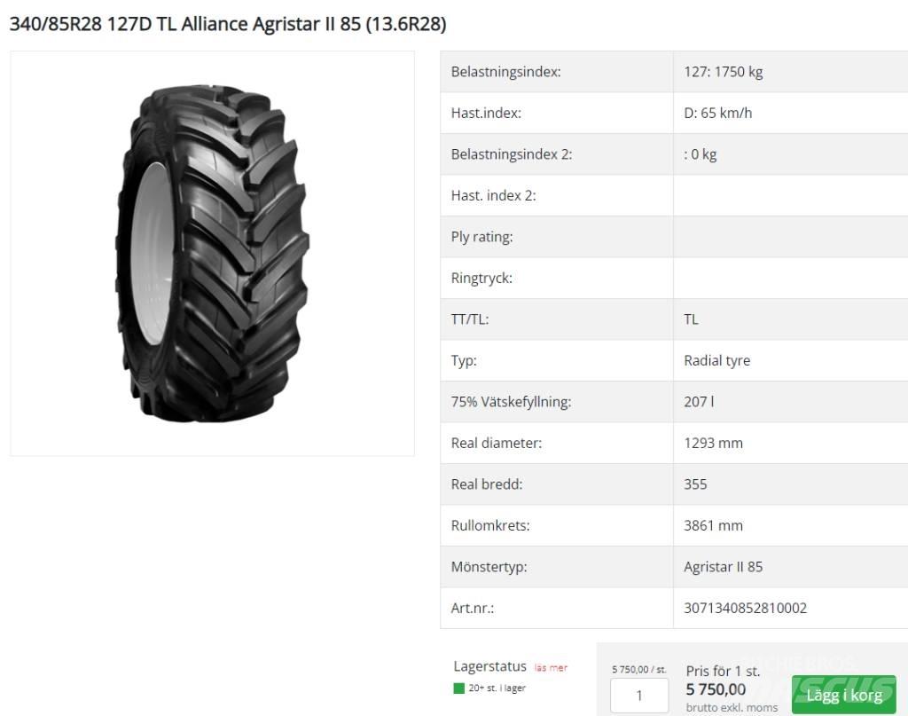 Alliance Däck Pneus, roues et jantes