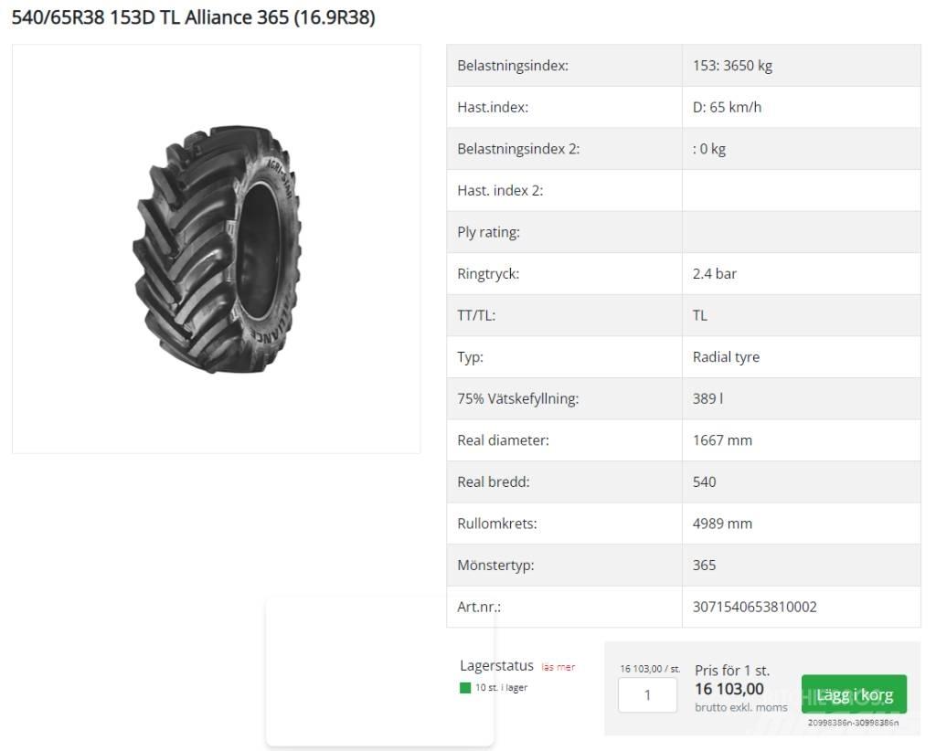 Alliance Däck Pneus, roues et jantes