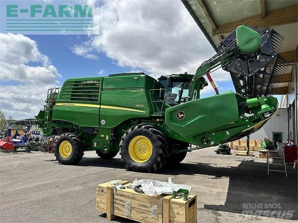John Deere t670 hm Moissonneuse batteuse