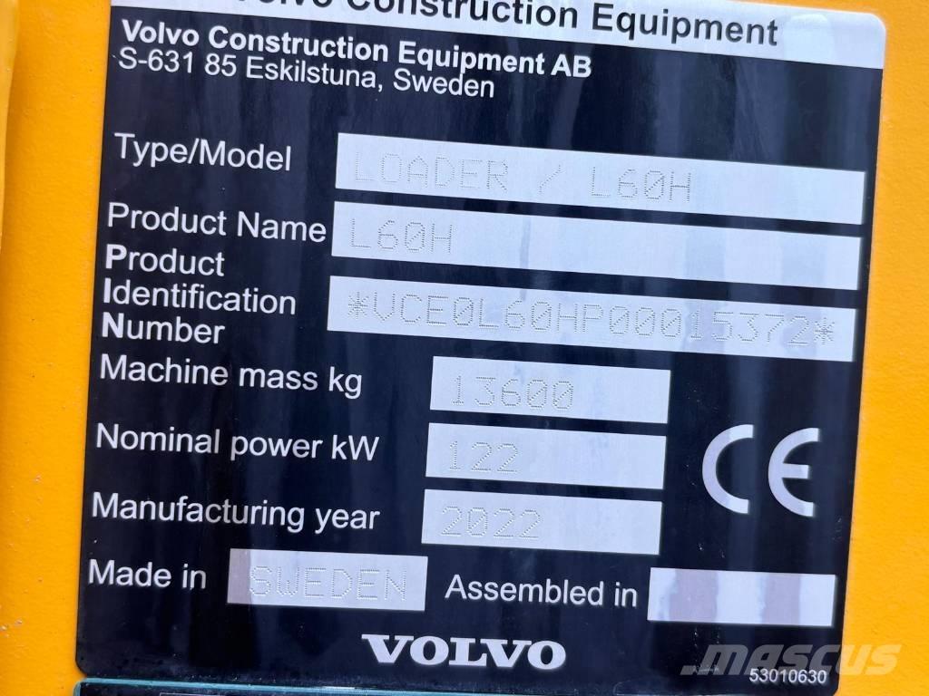 Volvo L 60 H Chargeuse sur pneus
