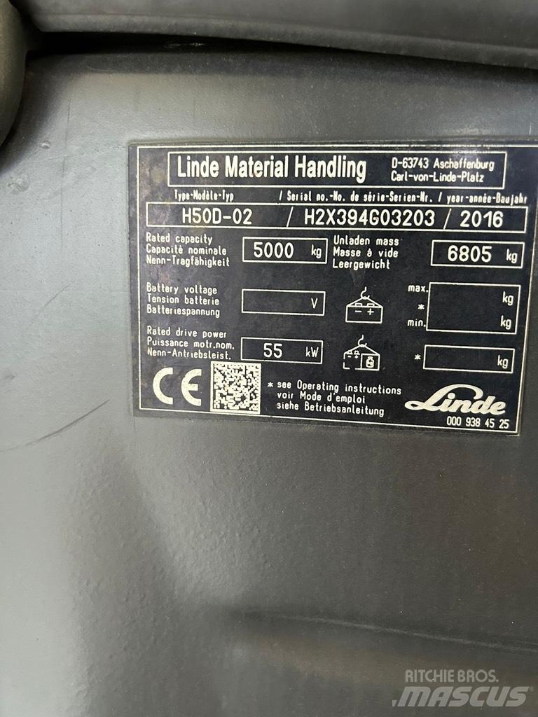 Linde H50D-02 EVO Chariots diesel