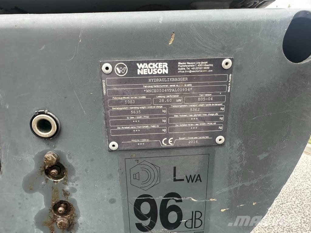 Wacker Neuson 50 Z3 Mini pelle < 7t