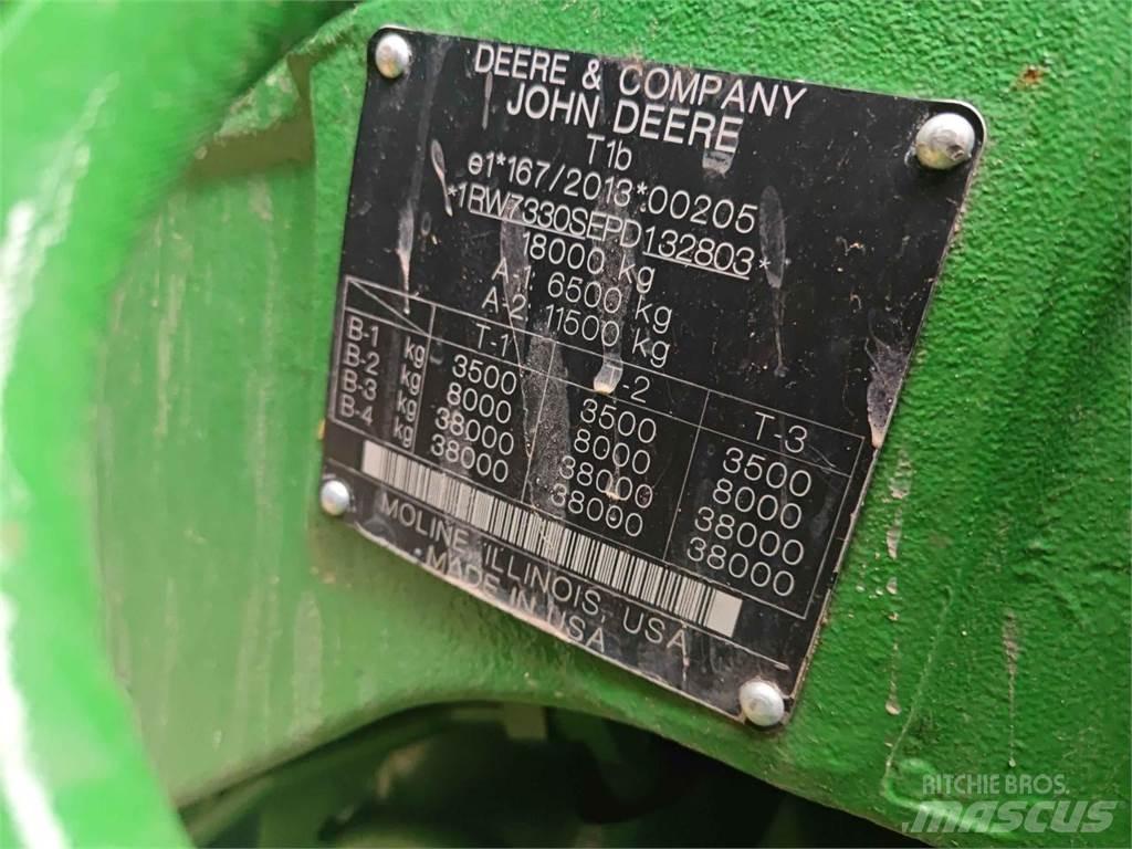 John Deere 7R 330 Tracteur