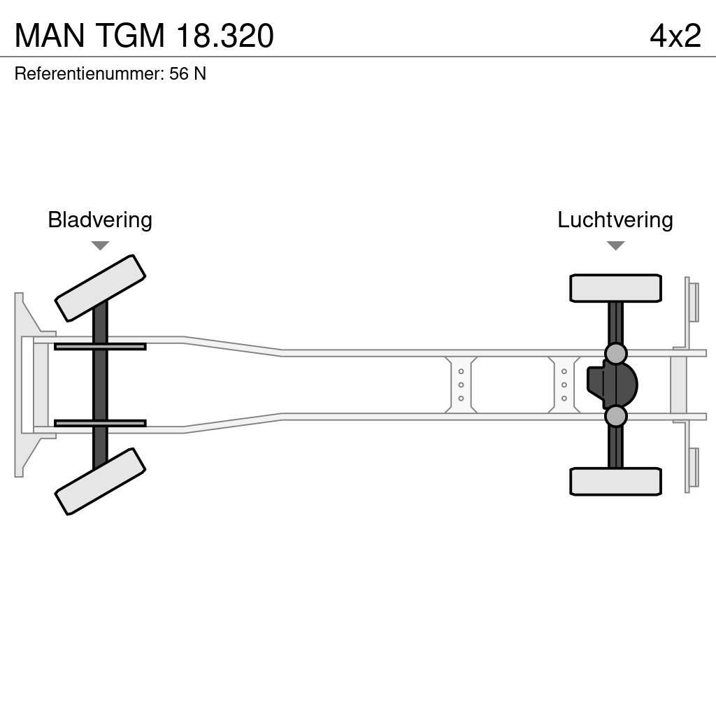 MAN TGM 18.320 Camion ampliroll