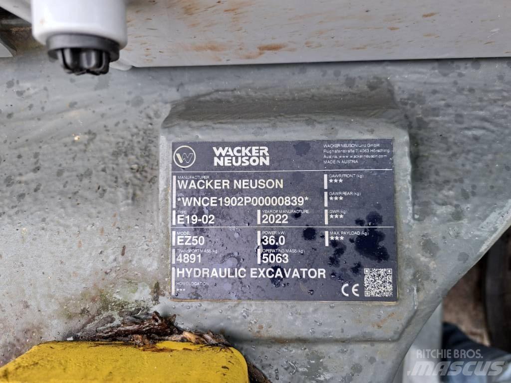 Wacker Neuson EZ50 Pelle sur chenilles
