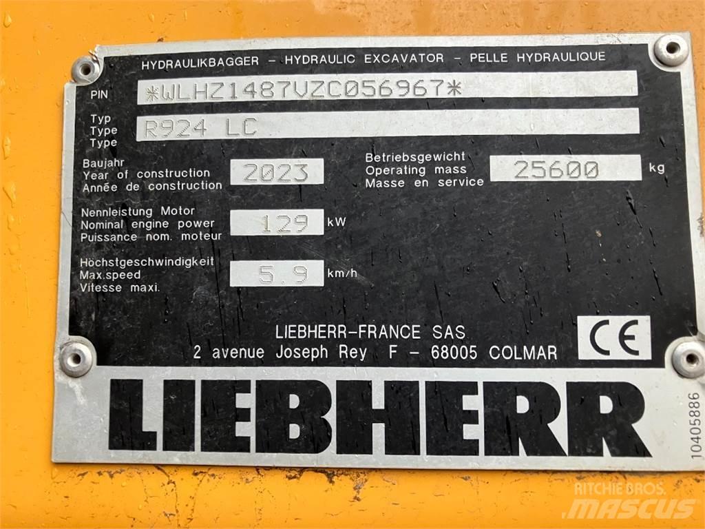 Liebherr R924 Pelle sur chenilles