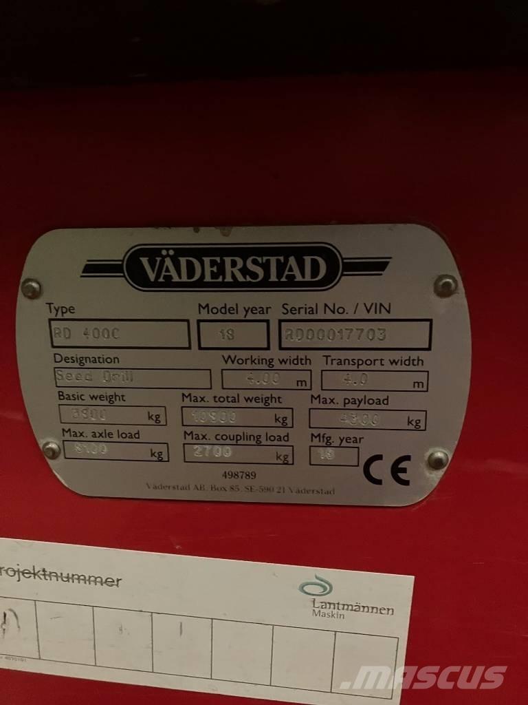 Väderstad Rapid400C Semoir combiné