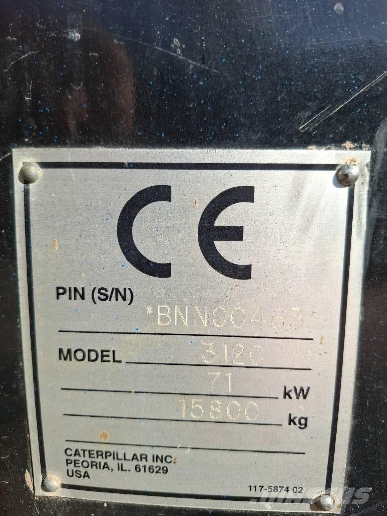 CAT 312 C Pelle sur chenilles