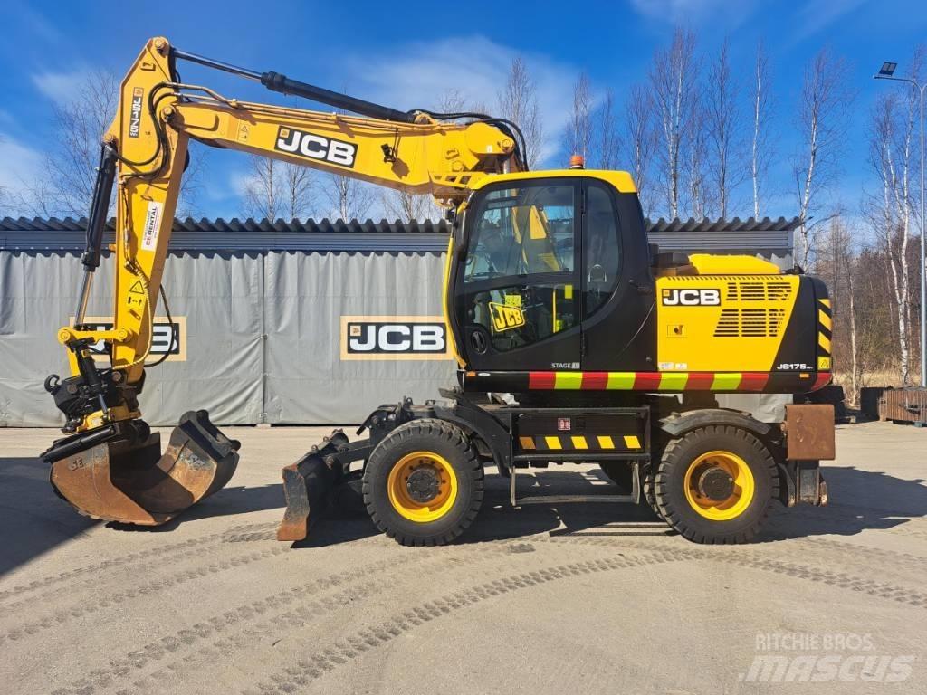 JCB JS175W TAB Pelle sur pneus