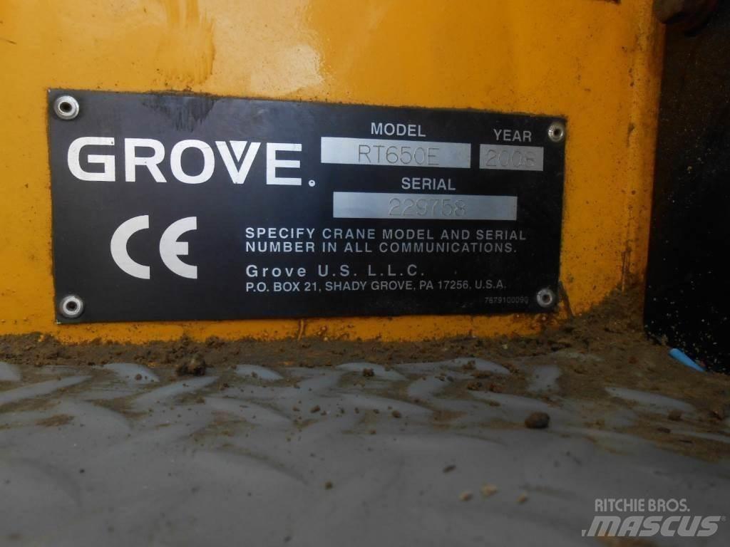 Grove RT 650 E Grues mobiles
