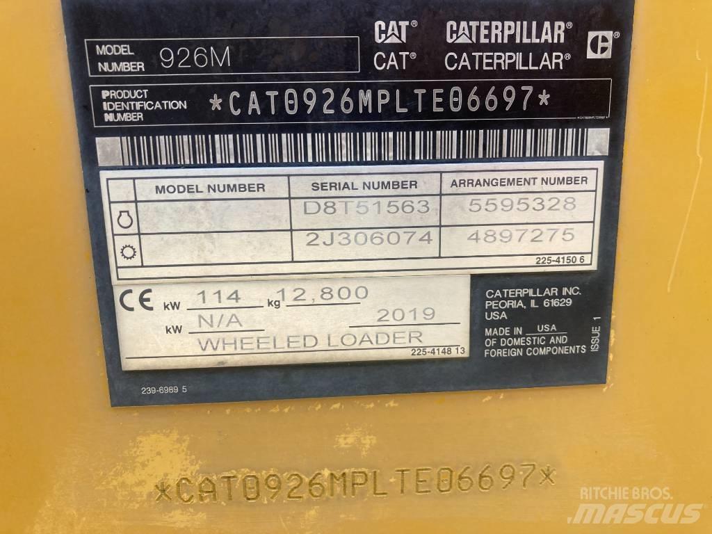 CAT 926M Chargeuse sur pneus