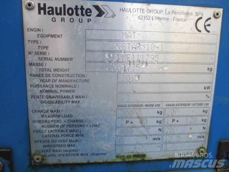 Haulotte Star 10 Mât vertical
