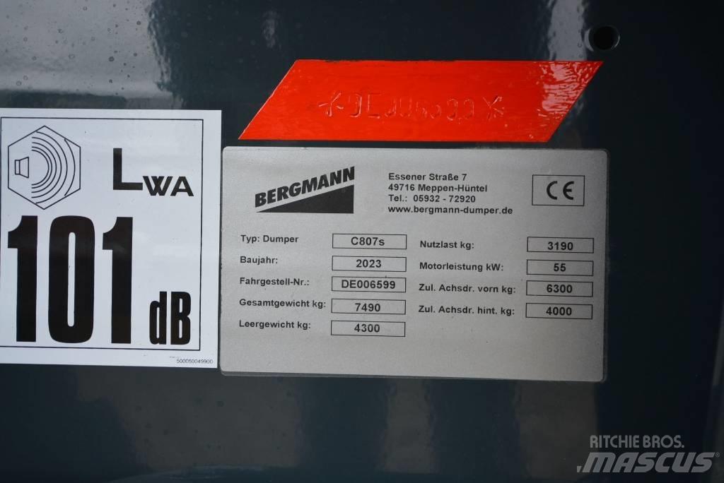 Bergmann C 807 s Tombereau articulé