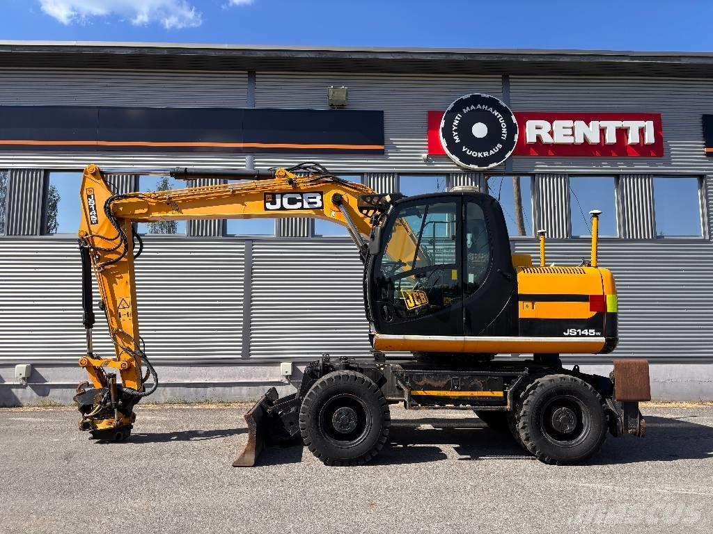JCB JS 145 W Pelle sur pneus