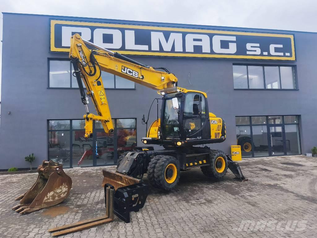 JCB JS 145 W Pelle sur pneus