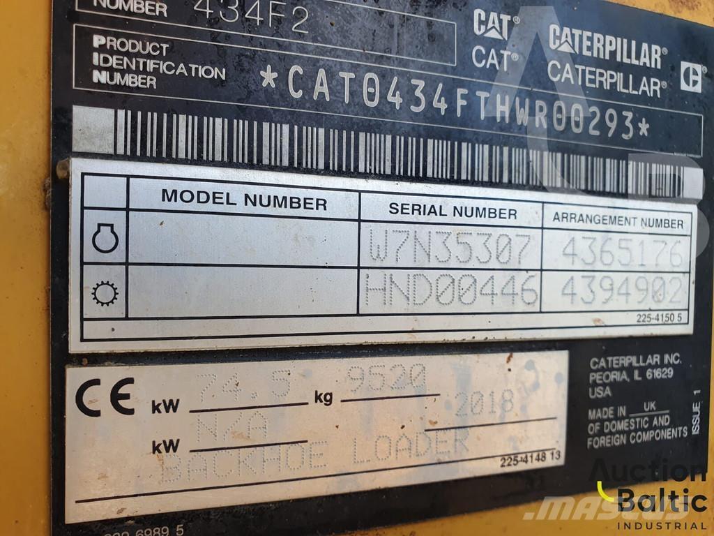 CAT 434 F2 Tractopelle