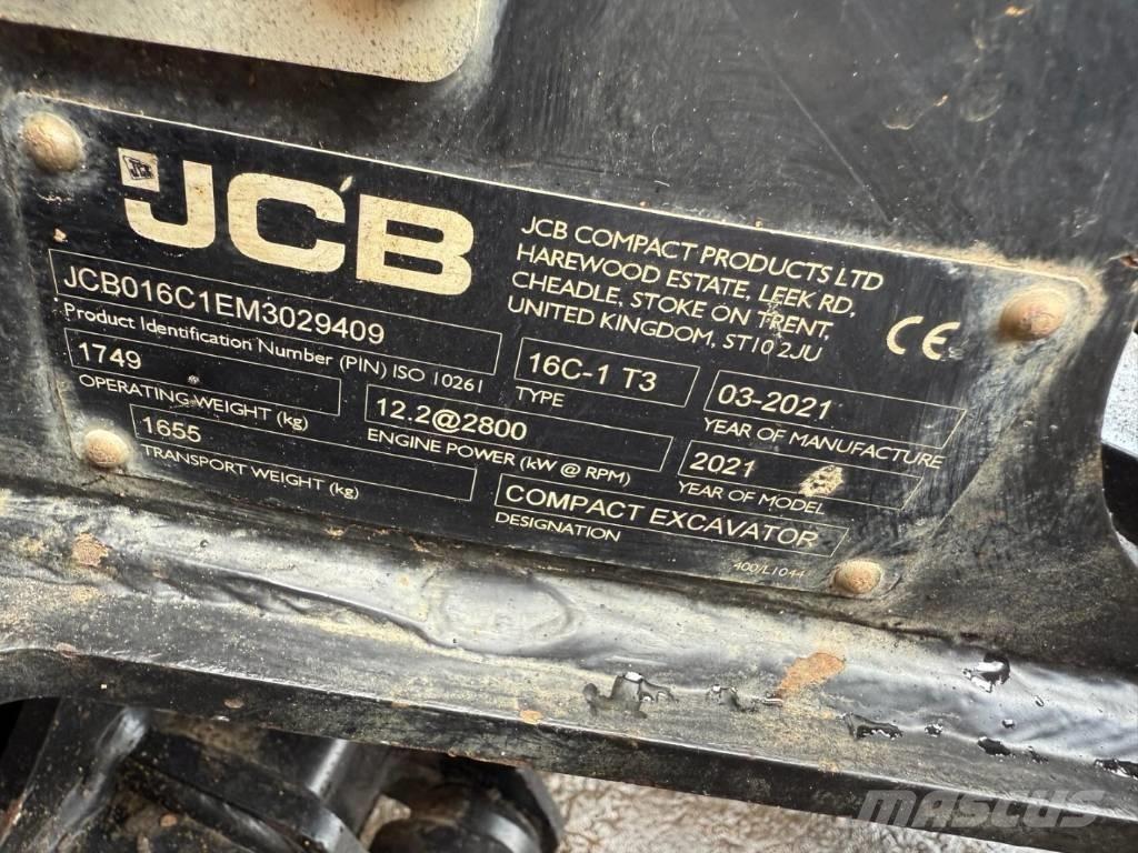 JCB 16 C-1 Mini pelle < 7t