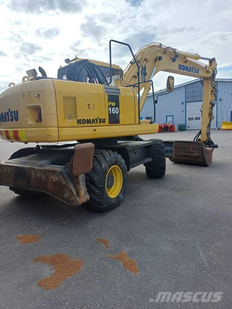Komatsu PW 160-7-4x4 Pelle sur pneus