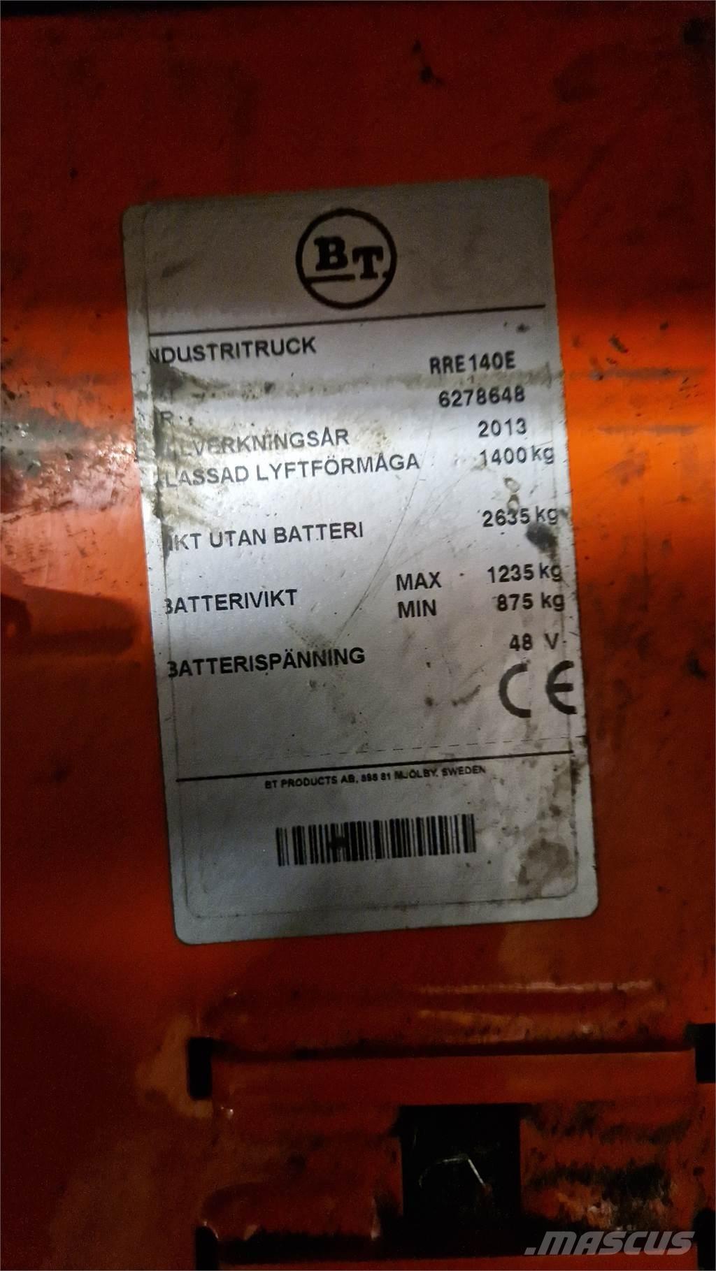BT RRE140E Chariot à mât rétractable