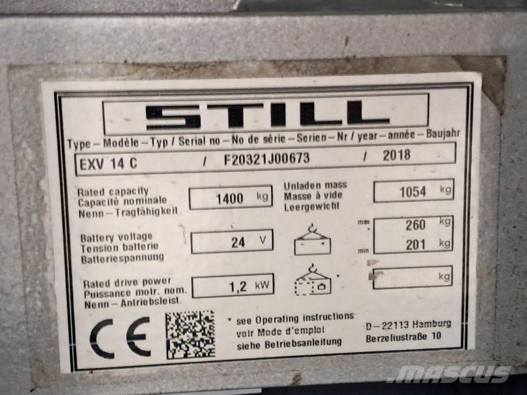 Still EXV 14 C Transpalette accompagnant