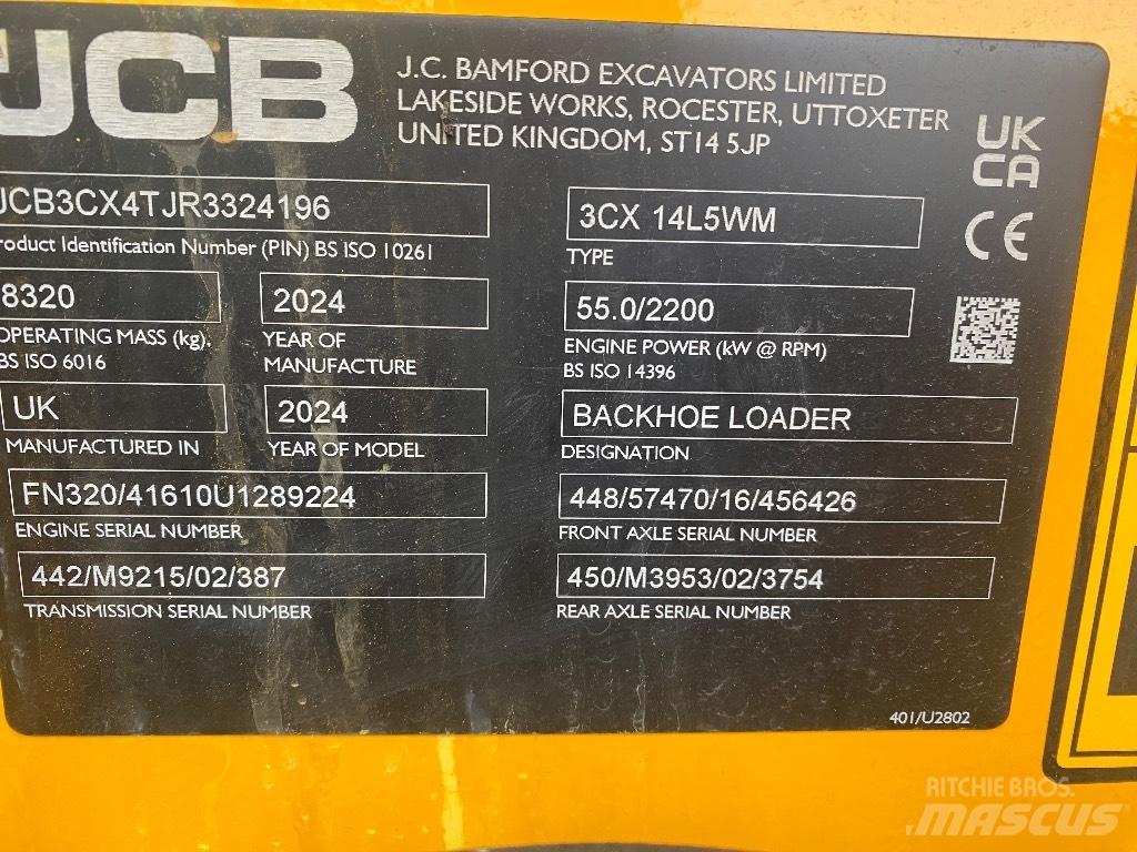 JCB 3 CX 14 Tractopelle
