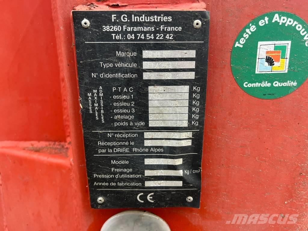 Gilibert Helix 5 Epandeur de fumier