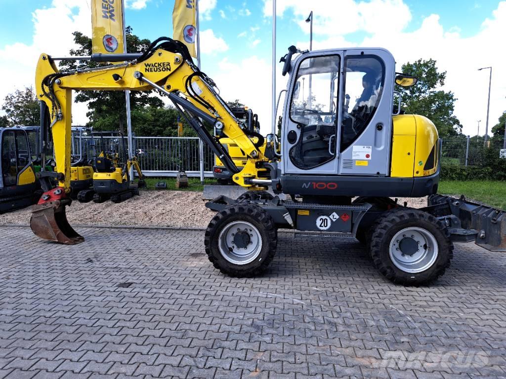 Wacker Neuson EW100 Pelle sur pneus