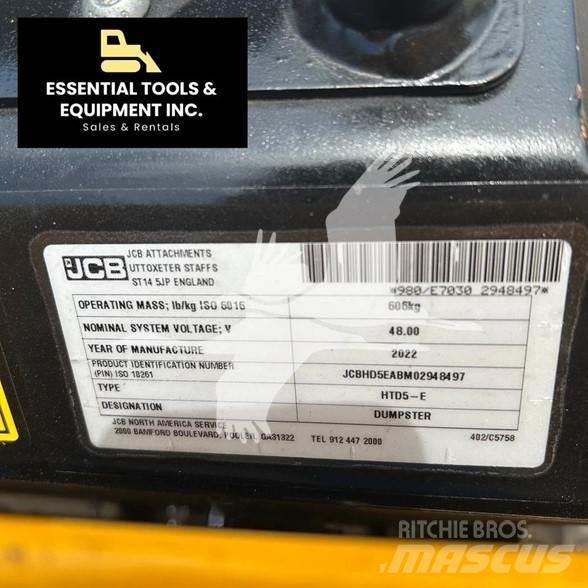 JCB HTD5E Mini tombereau